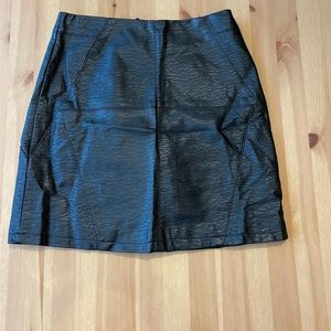 H&M (Divided) Vegan Leather Mini Skirt